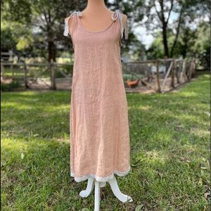 Cynthia Ashby Linen Dress